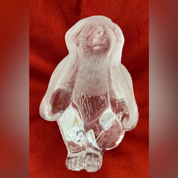 Crystal Monkey Figurine
